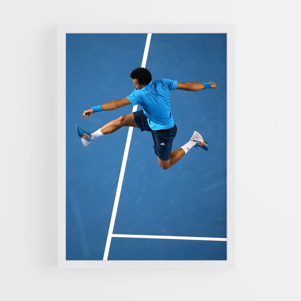 Poster Saut de Jo – affiche Tennis (vue 3)